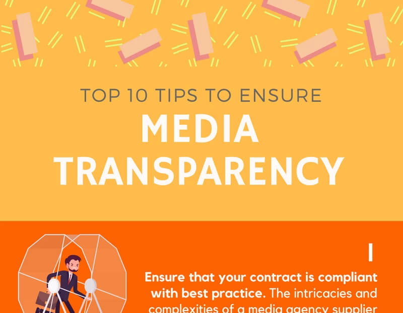 Top 10 tips to ensure media transparency – Infographic