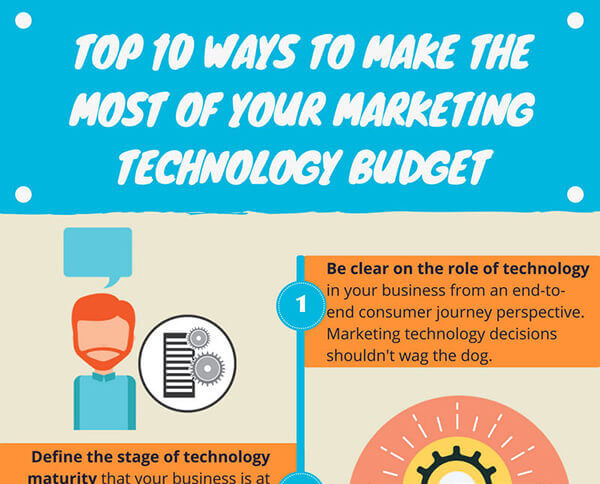 Top 10 ways to make the most of your marketing technology budget – Infographic