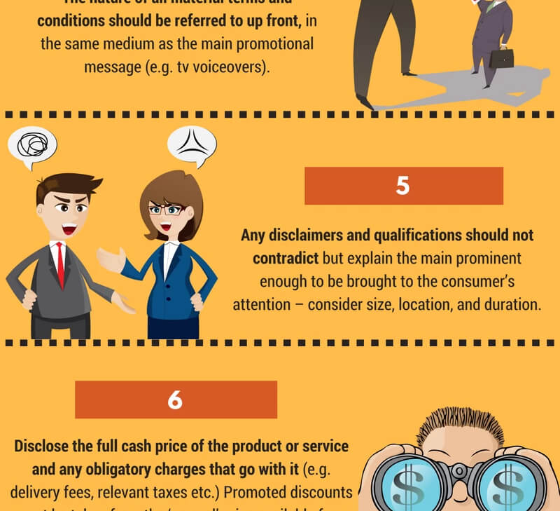 Top 10 ways to minimise the risk of appearing in court for misleading or deceptive advertising – Infographic